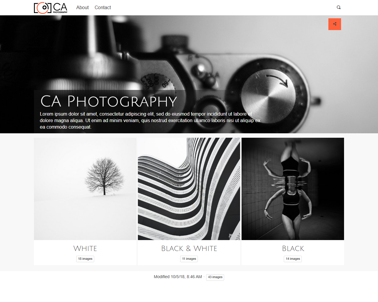 Photography portfolio