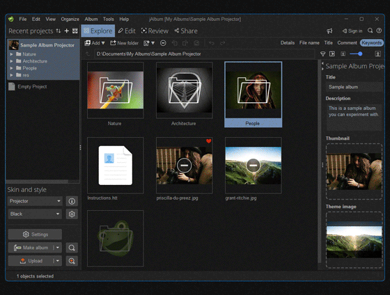 jAlbum gallery maker