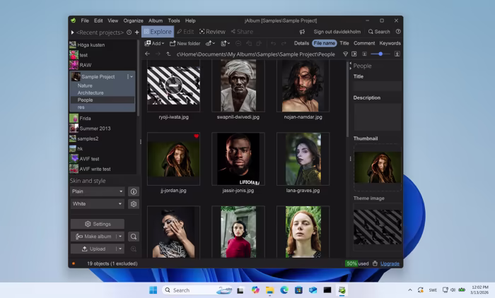 Welcoming jAlbum 39.3