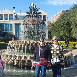 Delia de visita a Charleston 12/3/2023
