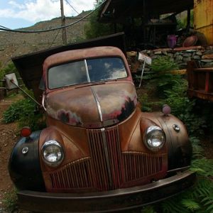 Old trucks just fade away....